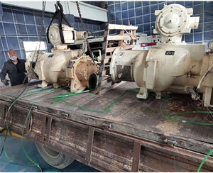 鶴煤集團(tuán)登?？諌簷C(jī)大修項(xiàng)目現(xiàn)場(chǎng)